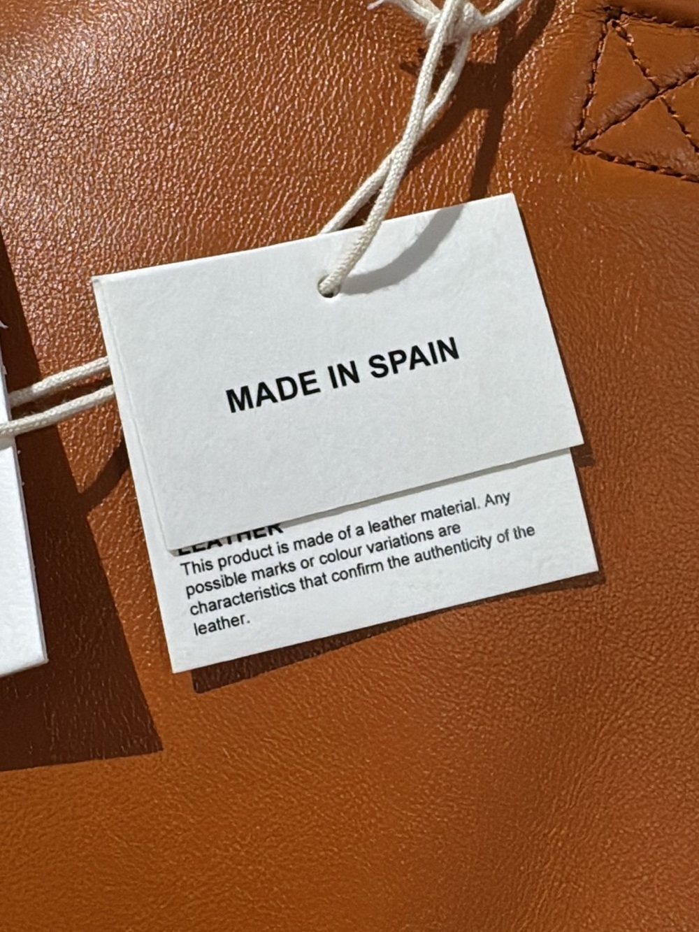 Zara ft Benito Antonio Bad Bunny Leather Tote in Cognac Brown Limited Edition - Picture 6 of 11